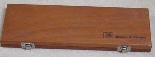 Vintage BROWN & SHARPE Micrometer Depth Gage No 604 3