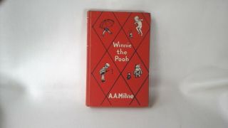 Winnie The Pooh A.  A.  Milne Red Hardback Copyright 1926,  1st Edition E.  P.  Dutton