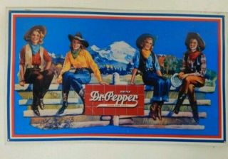 Vintage Dr.  Pepper Good For Life Embossed Metal Advertising Sign