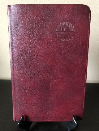 1981/1986 Kjv Color Coded The Rainbow Study Bible Bold Letter Edition Leather