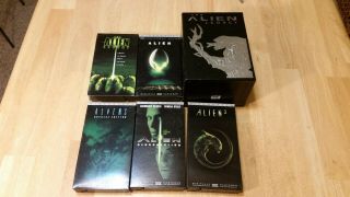 The Alien Legacy Vhs 5 Movie Set Vintage With The Box