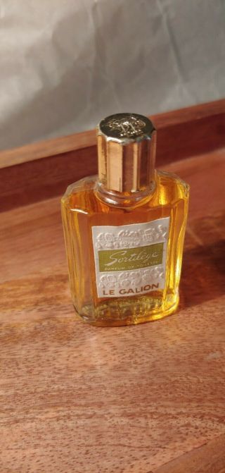Vintage Le Galion Sortilege Parfum De Toilette Splash Perfume.  Full Bottle
