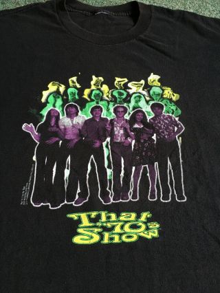 Vintage That 70s Show 1998 T - Shirt Black Size L/xl Fox Tv Show Sitcom