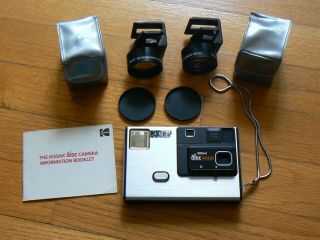 Kodak Disc 4000 Camera With Case & Lenses - Circa 1980s