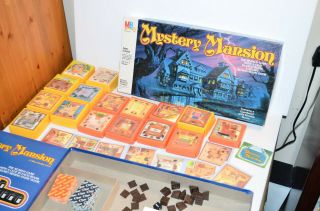 Vintage 1984 Mystery Mansion Board Game Milton Bradley 100 Complete
