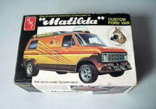 Vintage Amt Matilda Custom Van Model Kit