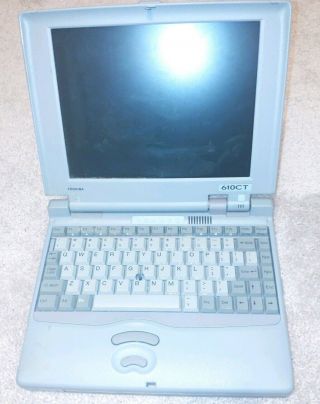 Vintage Toshiba Portege 610ct Retro Laptop From 1994