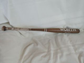 Vintage Worth Gorilla Wooden Official Softball Bat Model 496sb,  34 " Long
