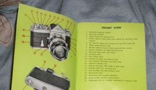 Vintage Nikon F Camera Fully Automatic Reflex User Instruction Guide 2