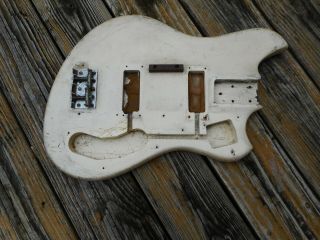 Vintage Electric Bass Guitar Body Only