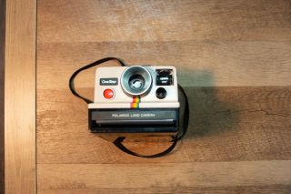 Polaroid 600 One Step Instant Film Camera With Strap