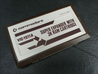 Vintage Commodore Vic - 1211a 3k Ram Expander Cartridge For Vic - 20