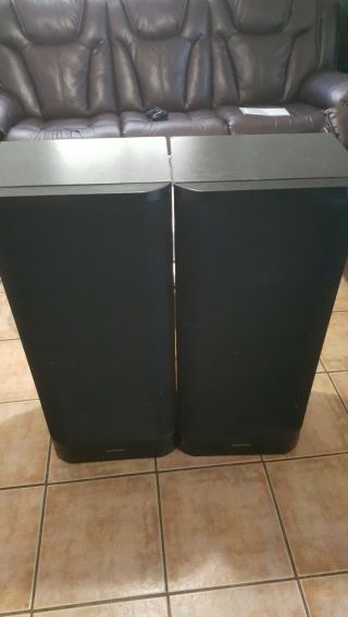 Pioneer Cs - R580 Tower Floor Speakers Pair Plus Amplifier,  Local Pick Up