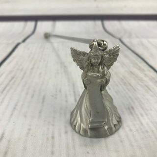 Vintage Party Lite Pewter Angel Candle Snuffer Stamped 1997