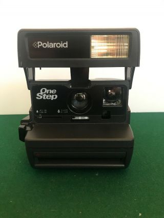 Polaroid One Step Flash Instant 600 Film Camera With Strap