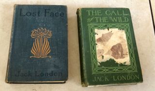 Jack London Lost Face 1913 Call Of The Wild 1906 Illustrations Hardcovers