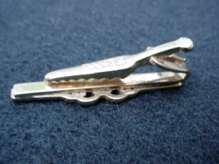 Mens Older Vtg Tie Clasp Clip Bar OLYMPIC Rings USA by Dante Goldtone VGC 60s? 5