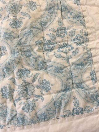 POTTERY BARN KIDS HAND CRAFTED & QUILTED VINTAGE APPLIQUE FLOWER POWER QUILT 3