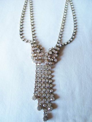 Vintage Faberge Rhinestone Necklace,  In the Box,  Price $128.  00 3