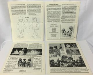 4 Vtg Friends of Sasha Newsletters Uncut Sewing Knitting Clothes Patterns 1992 2