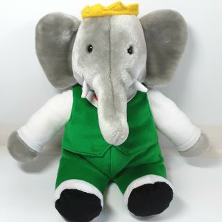 Babar Elephant Plush Soft Toy Doll Vintage 1988 1980s