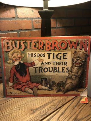Buster Brown Comic Book - His Dog Tige And Their Troubles By R.  F.  Outcault Good