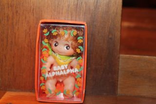 Vintage Japan Sekiguchi Mini Baby Alphalpha Doll Anatomically Correct Boy 3 "