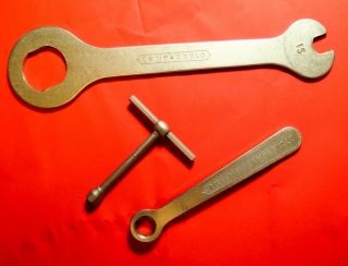 Vintage Campagnolo Bottom Bracket,  T Wrench,  And Crank Arm Wrenches