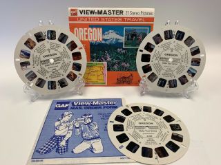 Oregon State Tour Series Travel Usa View - Master Reel Viewmaster Reels Vintage