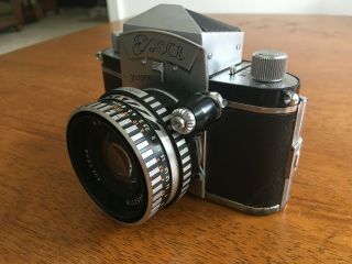 Exa Ihagee Dresden 35mm film Camera / Pancolar 2/50 lens 2