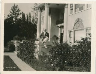 Emil Jannings Candid Hollywood Home Vintage 1927 Way Of All Flesh Photo