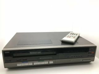 Panasonic Pv - 1545 Stereo Hifi Vhs Vcr Video Cassette Tape Recorder Player