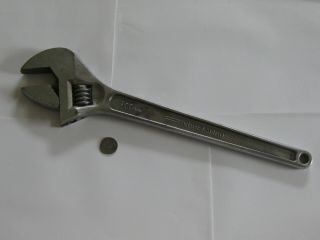 Vintage 16 " Craftsman 400mm Adjustable Wrench 44606 Made In Usa