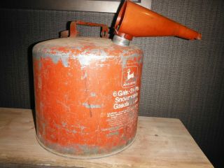 Vintage Gas Can 6 Gals John Deere