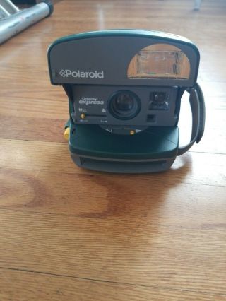 Polaroid One Step Express Green 600 Instant Film Camera