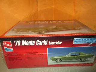 Vintage AMT Ertl 1970 Chevy Monte Carlo Lowrider Model Kit 8271 1:25 2