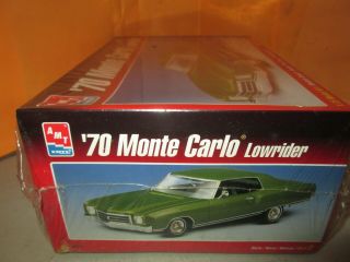 Vintage AMT Ertl 1970 Chevy Monte Carlo Lowrider Model Kit 8271 1:25 3