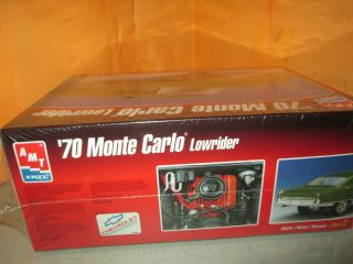 Vintage AMT Ertl 1970 Chevy Monte Carlo Lowrider Model Kit 8271 1:25 4