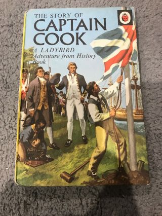 Vintage Ladybord Book - The Story Of Captain Cook.  A Ladybird Adventure From His