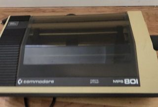 Commodore 64 Mps 801 Printer