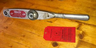 Vintage Ammco Torque Wrench 1/2 " Drive 175 Ft - Lb Capacity,  Owner