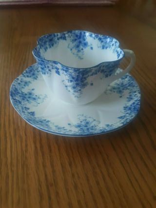 Vintage Shelley Dainty Blue Cup & Saucer Set 051/28