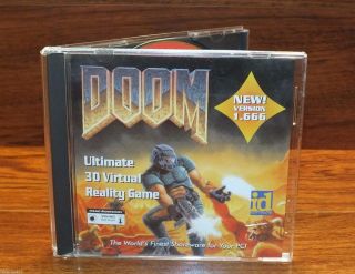 Doom (Shareware PC) Ultimate 3D Virtual Reality Game Version 1.  666 - Vintage DOS 2