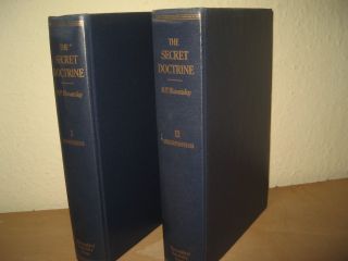 The Secret Doctrine: H.  P.  Blavatsky 2 Vols Hb 1963 Cosmogenesis & Anthropogenesis