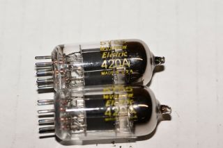 Pair Western Electric 420a Or 5755 Vacuum Tubes Hickok 539c