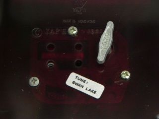 Vintage 1981 YAP’S SWAN LAKE MUSIC Jewelry BOX HONG KONG Plastic It 6