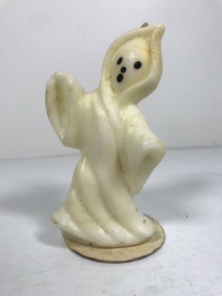 Gurley Halloween Ghost Candle 5 " White Vintage 1960 