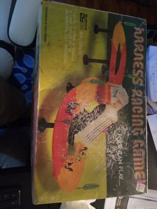 Vintage 1970s Woolworth Harness Racing Game With Box