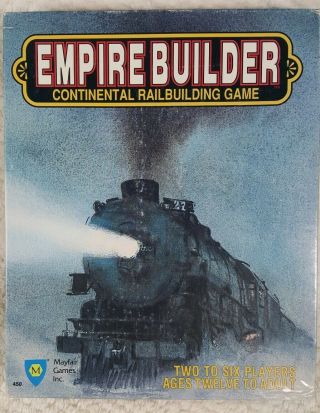 Vintage Empire Builder Continental Railbuilding Game - Mayfair -