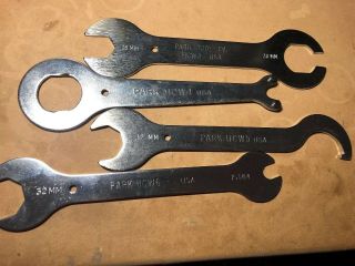 Vintage Park Tool Wheel Lock Ring Wrenches Hcw 3,  4,  5,  6